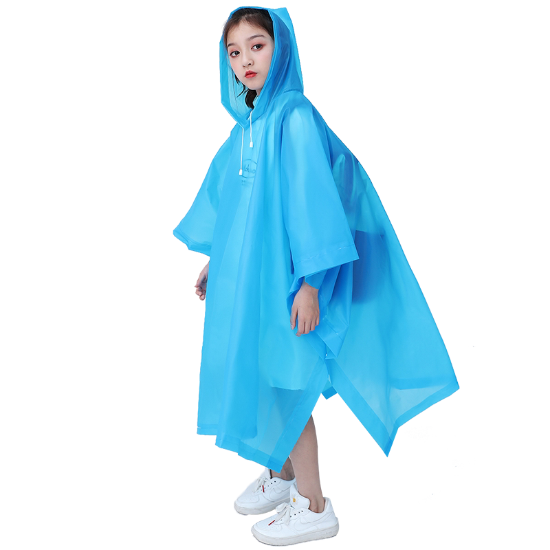 加厚非一次性雨衣儿童透明男女童