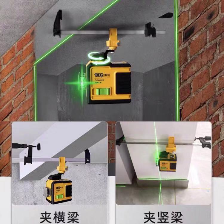 8线水平仪砌墙打点两用一体高精度室外超亮强绿光红光平水仪