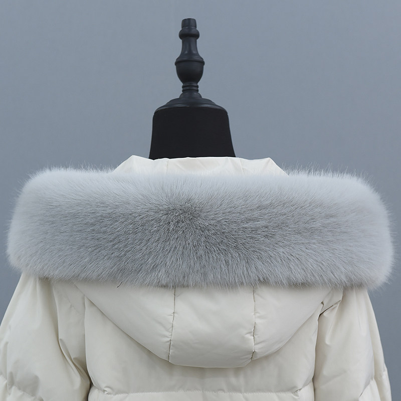 新款皮草毛领子派克服帽条百搭男女士通用貉子毛狐狸毛毛条单卖