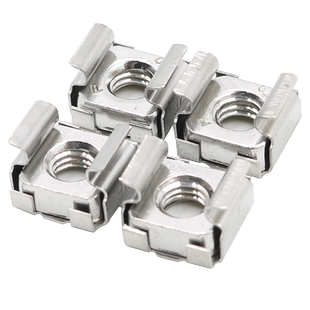 M4M5M6M8不锈钢304/镀镍卡式螺母浮动螺母笼式螺母机柜螺母卡螺母