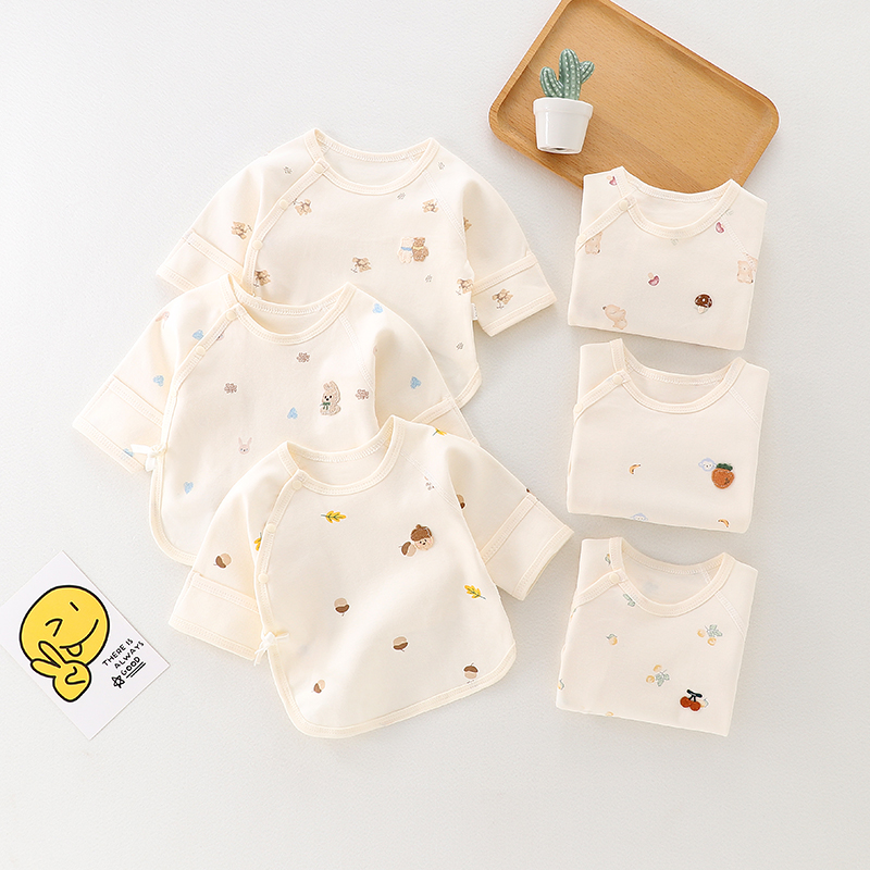 新生儿半背衣春夏季纯棉