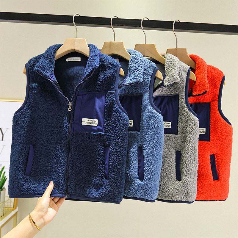 儿童马甲男童冬季外穿加厚摇粒绒宝宝背心马夹中大童潮洋气坎肩,童装/婴儿装/亲子装,马甲,淘宝优惠券,粉丝福利购,淘宝优惠卷