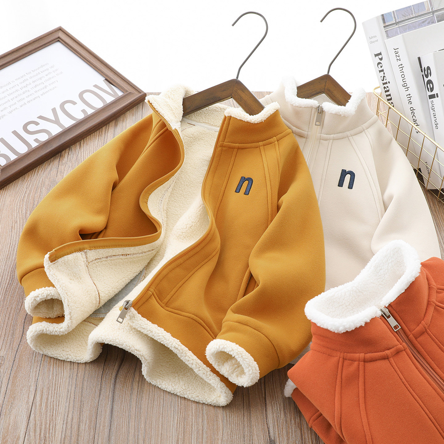 男童加绒羊羔毛外套卫衣秋冬2025新款中大童保暖防风立领拉链上衣,童装/婴儿装/亲子装,卫衣/绒衫,淘宝优惠券,粉丝福利购,淘宝优惠卷