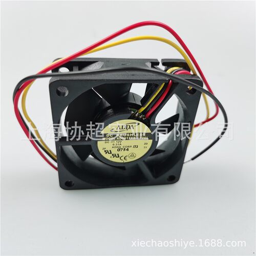 全新 AD0612XB-C72GL   6020 6CM 12V 0.31A 双滚珠机箱风扇