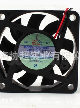 SJ6015HD1 HD2 台湾SAN JU三巨6015 DC12V 24V轴流风扇散热风机