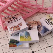 微缩食玩课本教科书12分ob11家具场景6分bjd娃娃屋配件袖 珍世界