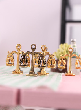 微缩食玩天平称12分ob11家具娃屋配件dollhouse模型袖珍场景迷你