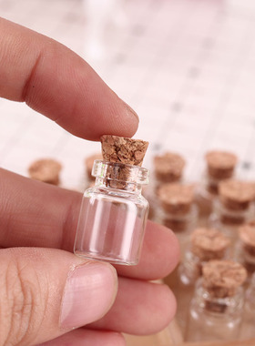 微缩食玩迷你玻璃瓶子木塞12分娃屋ob11场景配件dollhouse模型diy