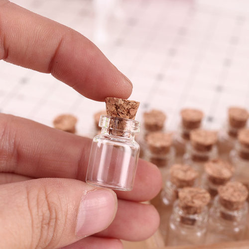 微缩食玩迷你玻璃瓶子木塞12分娃屋ob11场景配件dollhouse模型diy