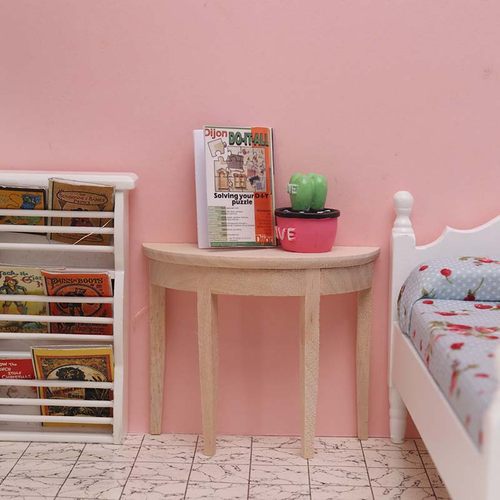 里左拉 微缩食玩桌子凳子迷你模型12分ob11娃屋配件椅子dollhouse