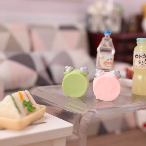 里左拉 微缩食玩闹钟迷你模型1:12分ob11娃娃屋家具dollhouse玩具