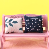 里左拉微缩食玩沙发抱枕头模型12分ob11娃屋8分diy配件dollhouse