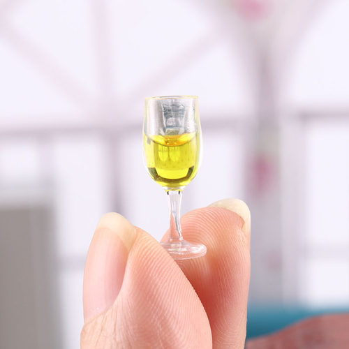 lizola微缩食玩香槟酒模型1:12分ob11家具场景娃屋配件dollhouse