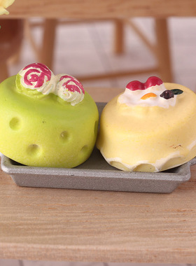 微缩食玩12分ob11家具场景班戟生日蛋糕迷你模型dollouse袖珍diy