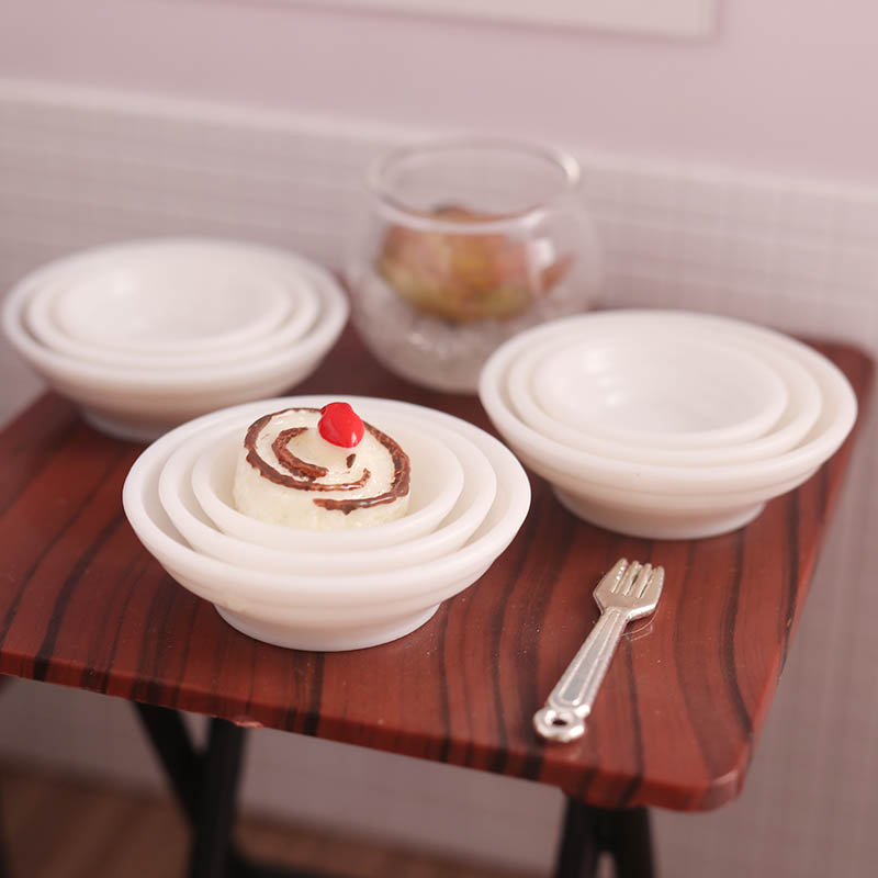 里左拉 微缩食玩饭碗餐具迷你模型厨房工具1:12分ob11娃娃屋配件