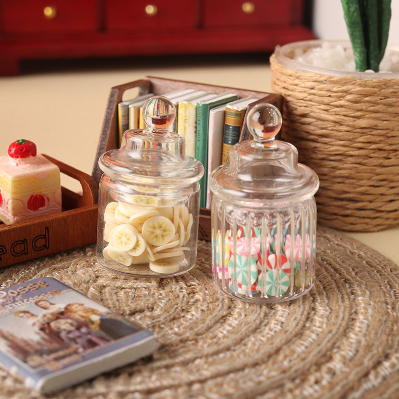 里左拉微缩食玩模型12分玻璃罐子