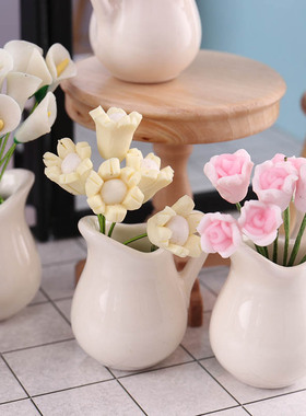 dollhouse1:12微缩模型ob11仿真花娃娃屋配件花园摆件diy袖珍食玩