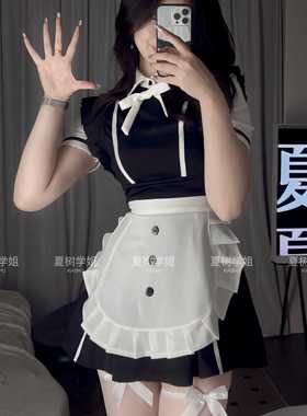 「夏树学姐」Spy lady-Waiter辣妹连衣裙显瘦性感夏少女纯欲日系