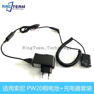 A6500 适用索尼A6300 A33 A35 PW20假电池 A55 快充头套装
