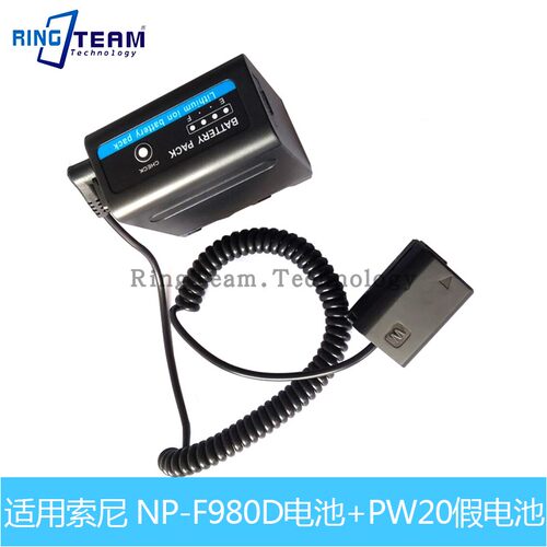 适用索尼5T 5N 5RL 5R NEX-3NL  NEX-F3电源AC-PW20+F980D电池
