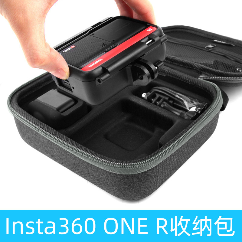 适用Insta360 ONE R帆布手包稳固拉链袋收纳包 便携Sunnylife