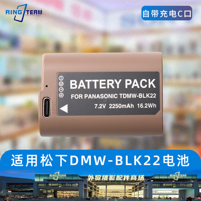 DMW-BLK22电池适用松下DC-S5 S5K S5M2 GH6 GH5M2 S52X G9M2微单