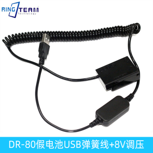SX50 SX40 G15 G16相机USB头DR 10L 适用G1X 80假电池NB G3X