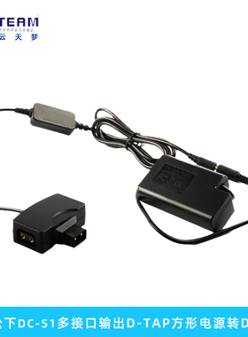 多接口输出适用松下DC-S1M DC-S1 DCC16假电池盒外接V口电池D-TAP