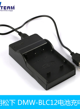 适用松下DMW-BLC12 BLC12GK FZ1000 G6 G7相机电池USB快速充电器