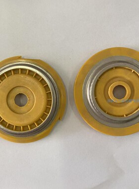 YJ-1000V型越剑加弹机宏源巴马格配件不锈钢黄色夹盘不带缺口原装