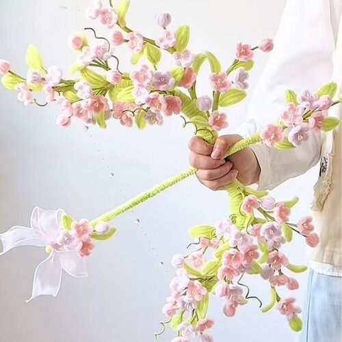 春日桃花弓箭手工diy材料包