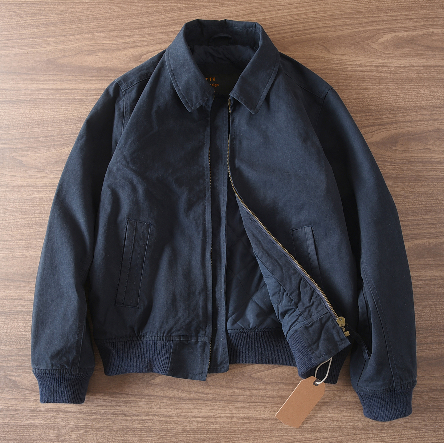 高端夹克外套男加厚保暖夹棉上衣