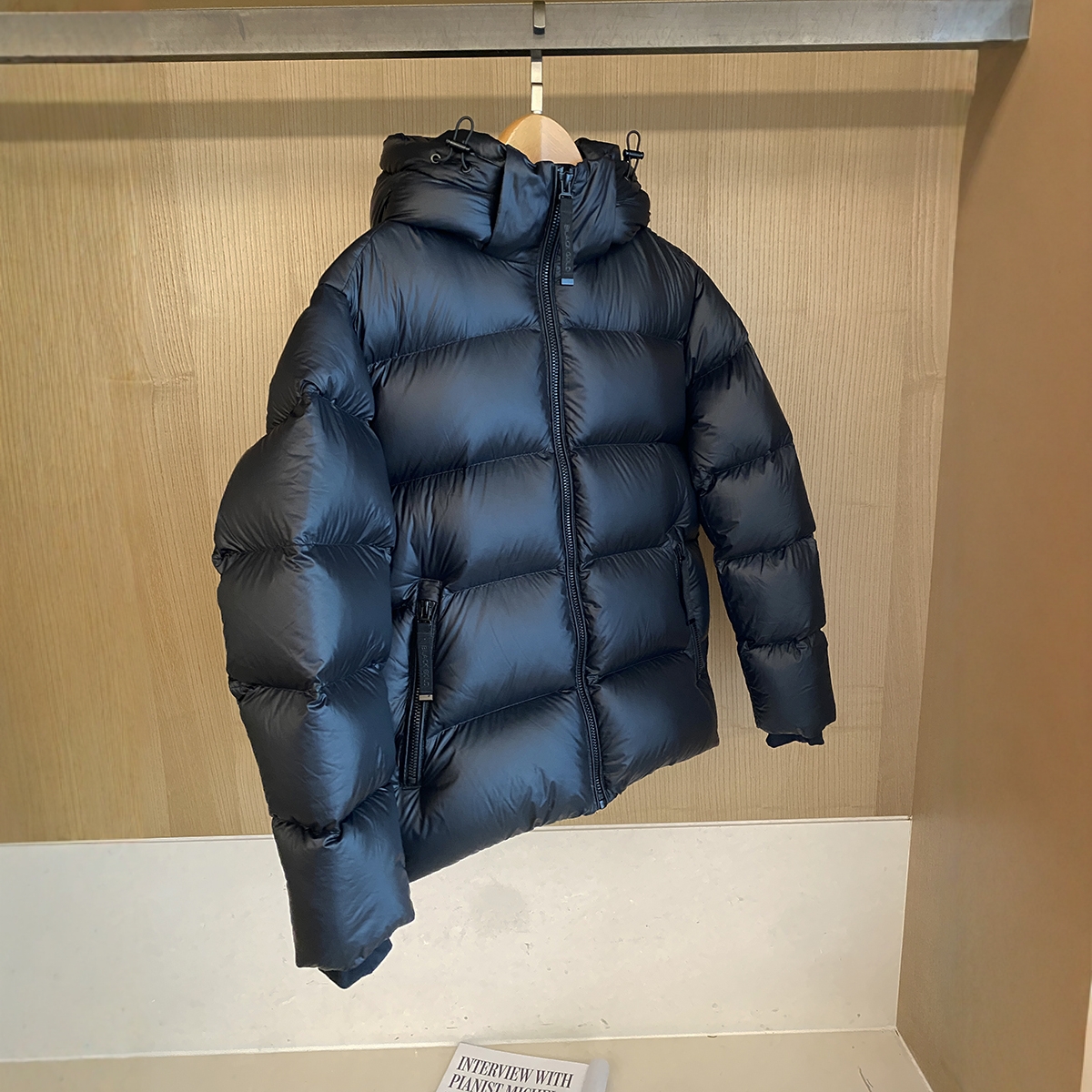 高端黑金羽绒服男士秋冬2025新款