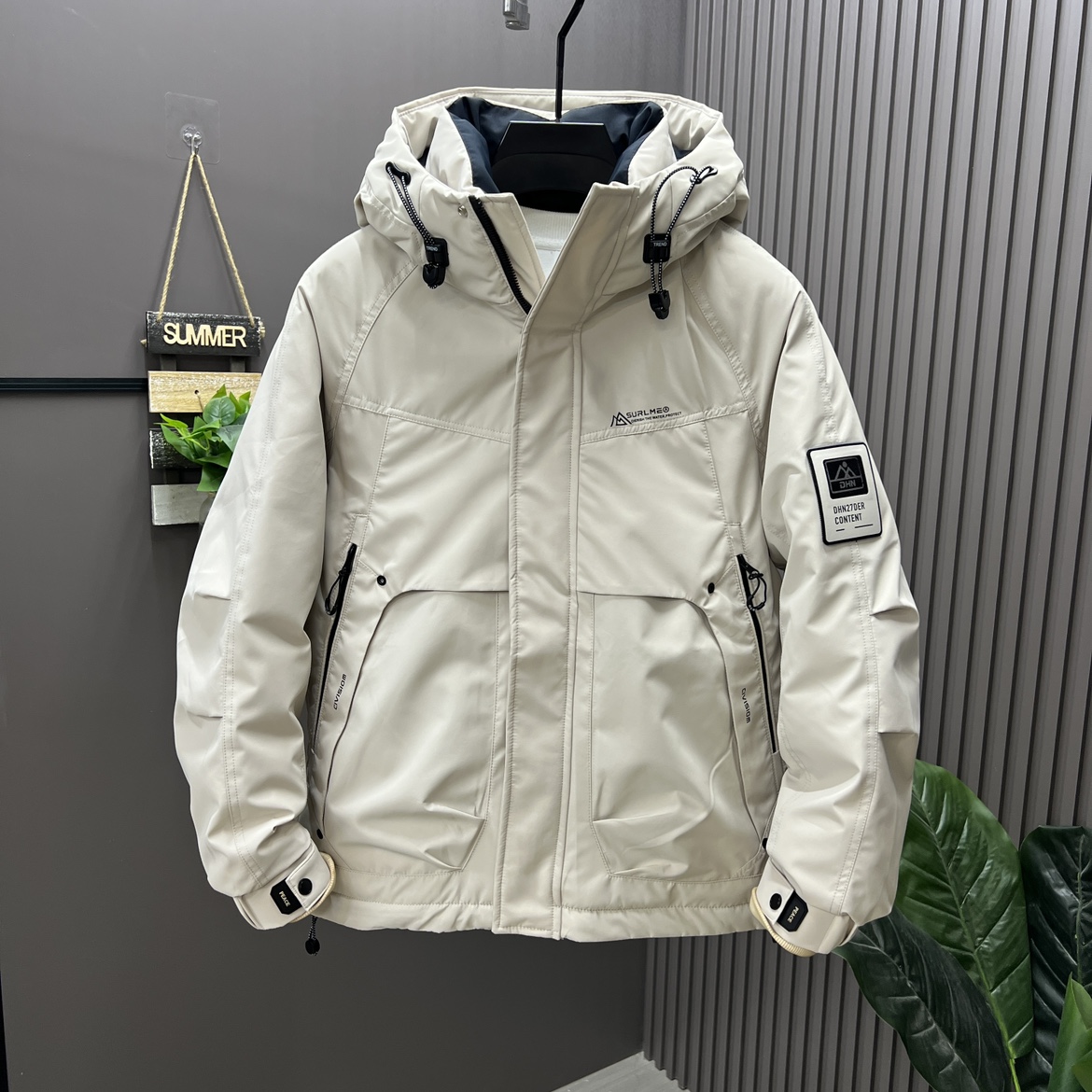 高端白鸭绒羽绒服外套男加厚保暖