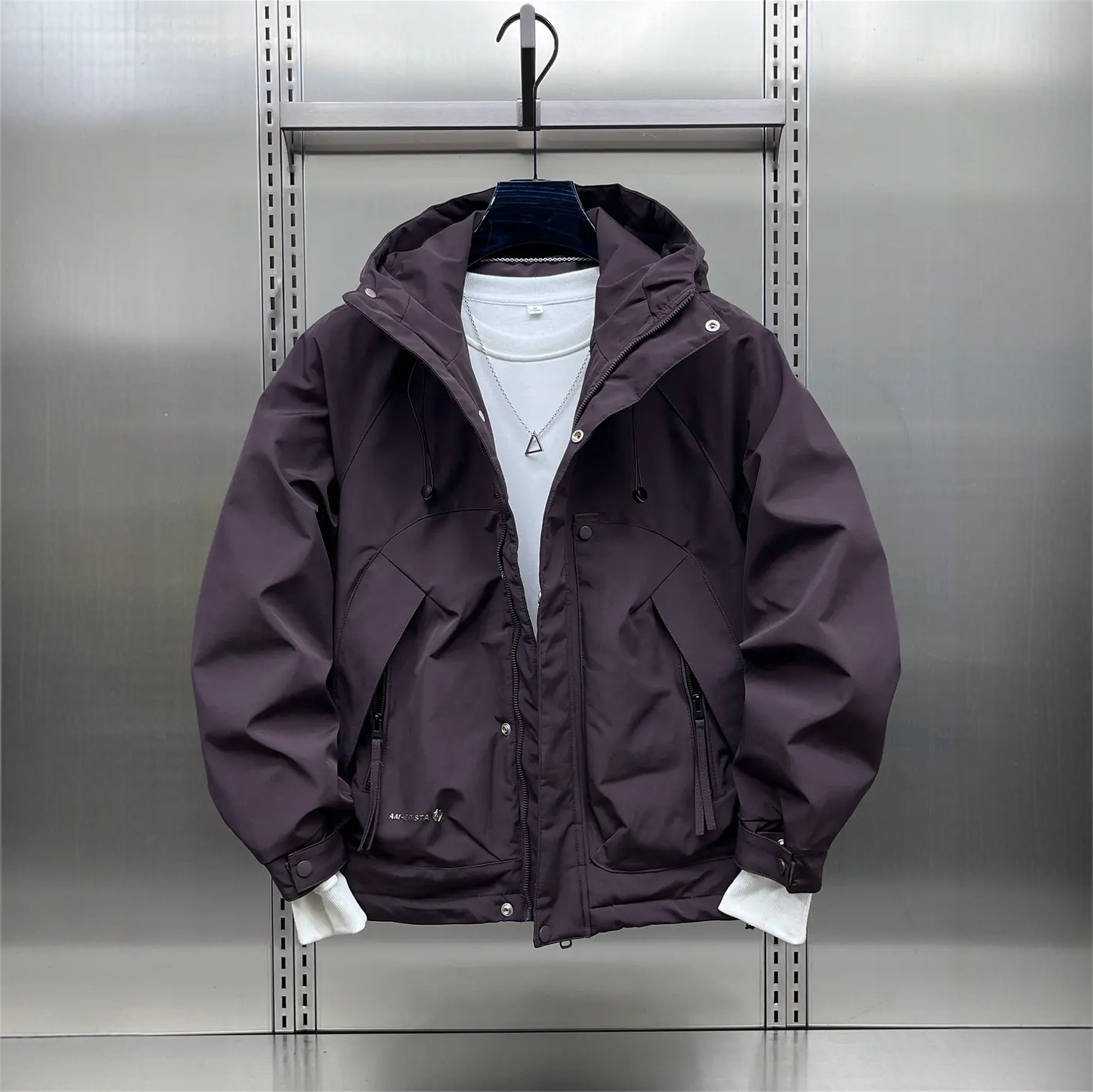 高端夹克棉服外套男秋冬2025新款