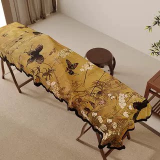 新中式古筝防尘罩盖布古琴专用琴罩中国风小筝罩超大通用遮尘布艺