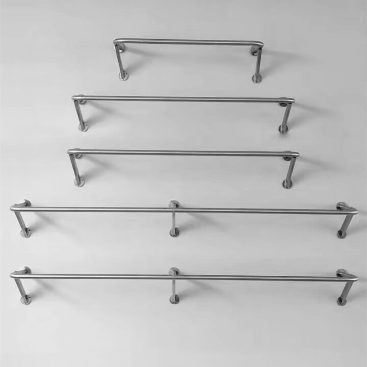 服装展示架上墙不锈钢