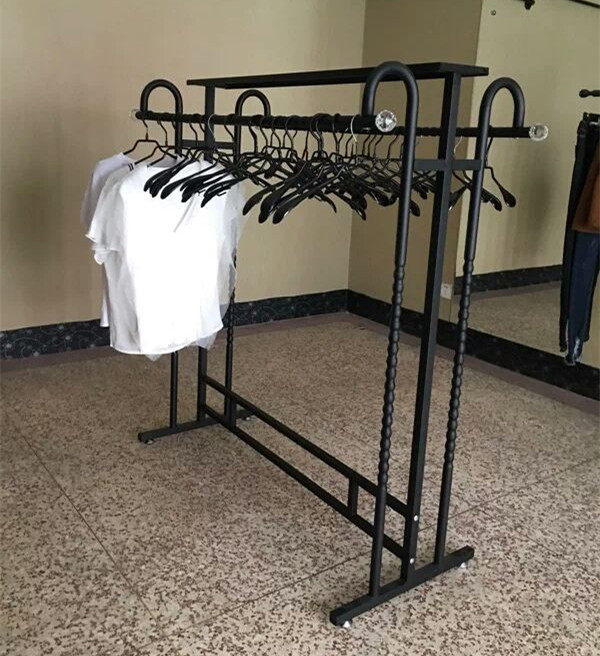 服装店展示架落地式铁艺