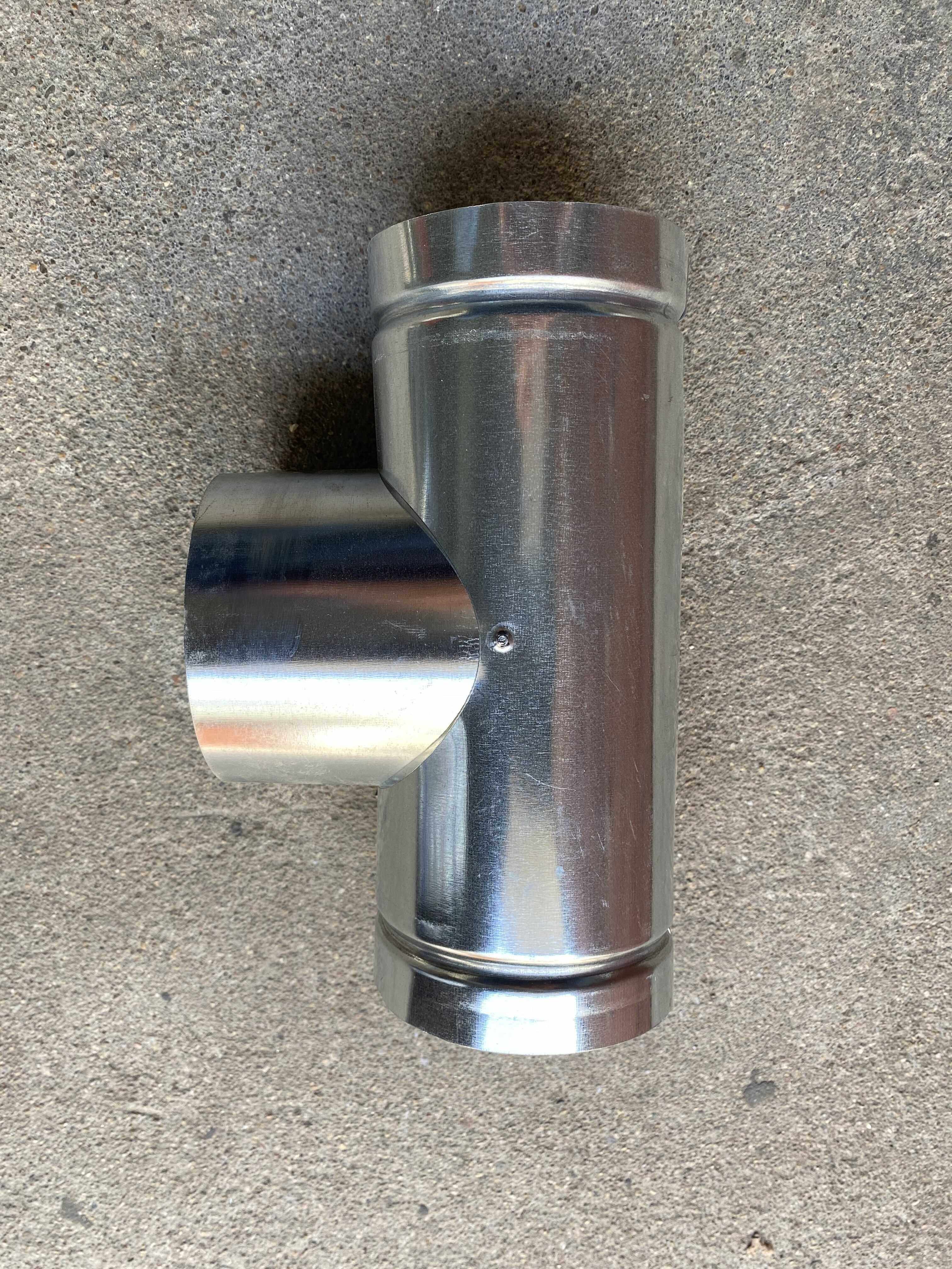 柴火灶白铁皮排烟筒弯头家用取暖炉子烟管加厚镀锌管烟囱防雨配件