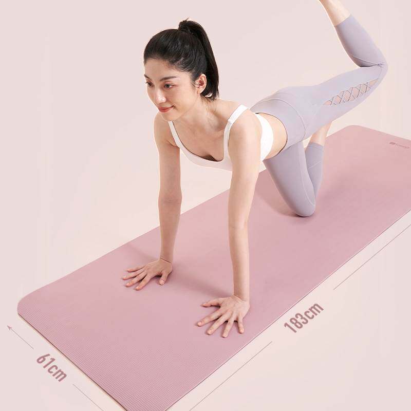keep双色加厚加长健身垫健身垫瑜伽垫双面防滑-直播