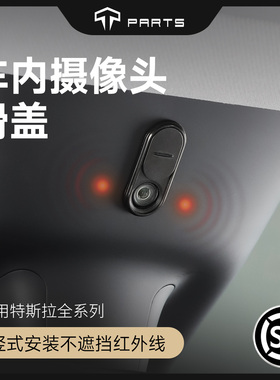 TPARTS适用焕新版Y/YLModel3特斯拉车内摄像头保护盖防窥改装配件