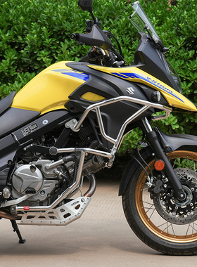 GSADV适用于铃木DL650护杠保险上下杠V-Strom改装水箱护网不锈钢