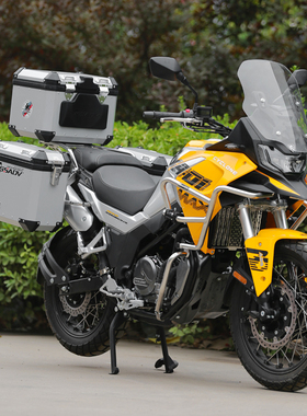 GSADV适用宗申赛科龙RX401三箱护杠边箱尾箱保险杠改装配件铝合金