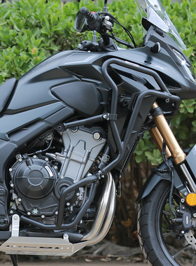 GSADV适用于新款本田CB500X护杠保险杠上下杠改装配件原车不锈钢