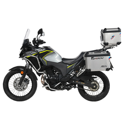 GSADV适用川崎X300Versys三箱边箱尾箱改装护杠铝合金原车机车