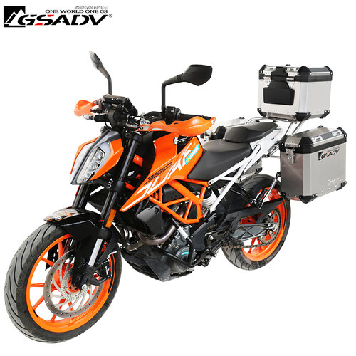 GSADV适用KTM390/250duke尾箱边箱三箱护杠保险杆改装铝合金尾架