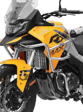 GSADV适用宗申赛科龙RX401护杠保险杠上下专用水箱护网改装不锈钢