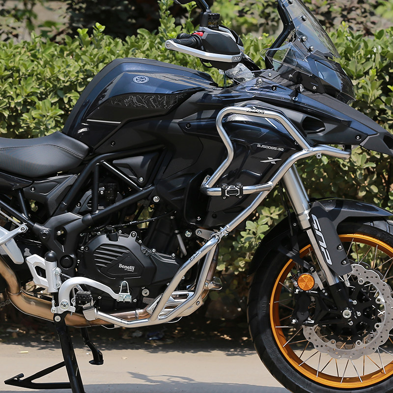 gsadv适用贝纳利trk502/502x/552x保险杠上下护杠改装三箱不锈钢