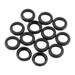 原道酱平头耳机通用型胶圈胶套耳塞硅胶防滑防掉黑色橡皮圈皮套环