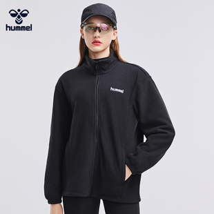 【冲锋衣内胆】hummel官方奥特莱斯春秋夹克情侣出游百搭外套男